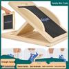 Adjustable Wooden Calf Stretcher: Multi-Gear Incline Fitness Board