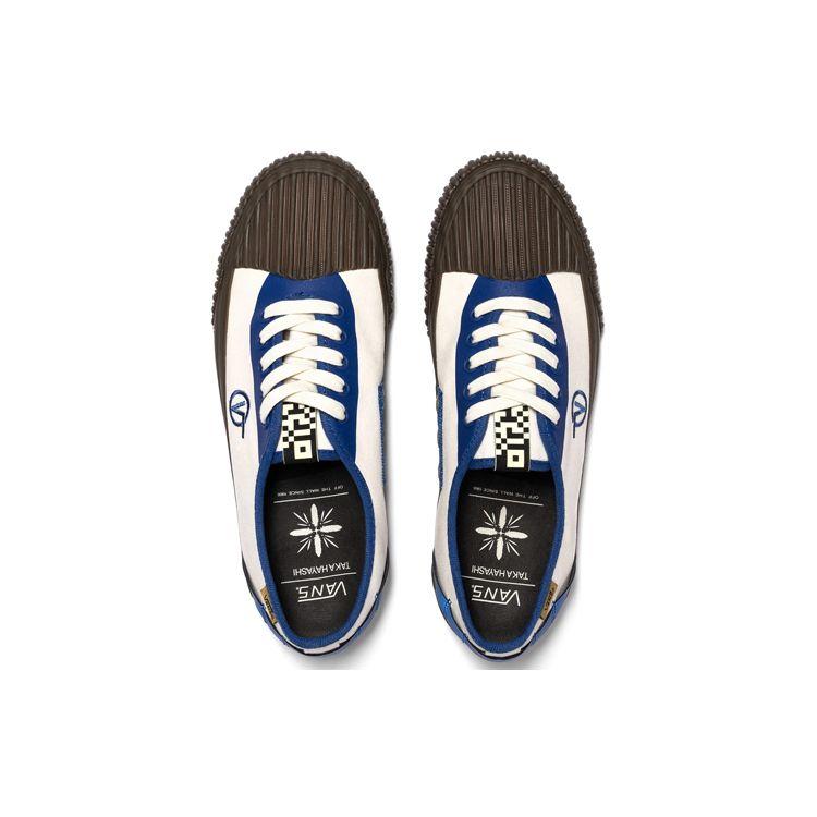 Vans Taka Hayashi X  Authentic Vault One-Piece Lx Collaboration Low-Top Skate Shoes Unisex Sneakers Blue White VN0A45K8TX3
