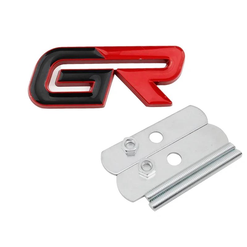 Car Sticker Trunk Emblem Decal GR Sport Logo for Toyota CHR Yaris Rav4 Hiace Levin Hilux Corolla Supra Camry Auris Prado Prius