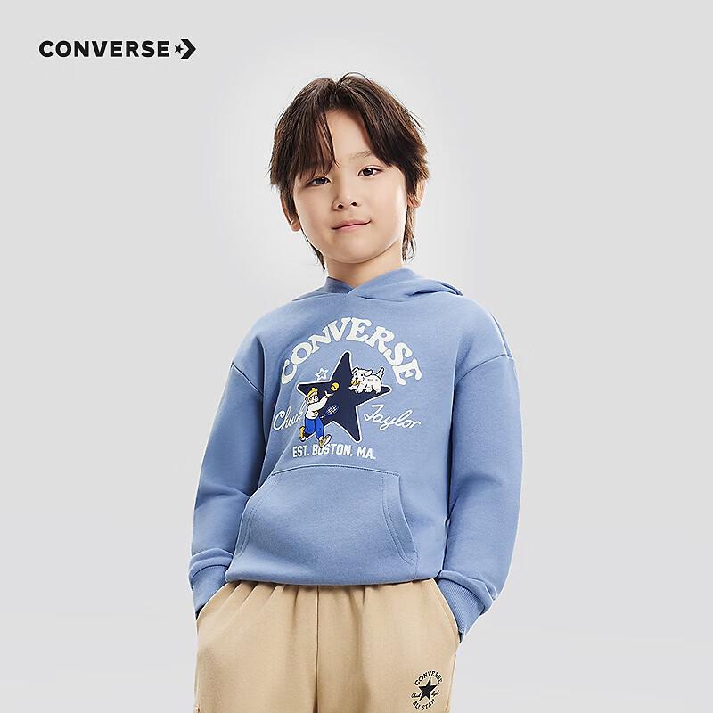 Converse Kids  Cotton Hooded Star Sweatshirt XL