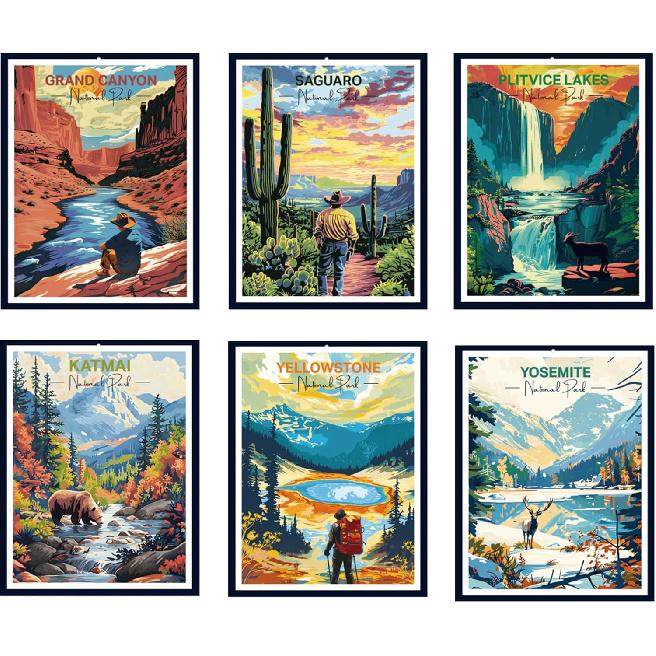 2026 Wall Calendar - 11.3" x 14.6" National Parks Wall Calendar 2026, Jan.2026 - Dec.2026, Hanging Calendar for Home or Office, 2026 Calendar for