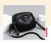 Damen Niet Reißverschluss Kleine Quadratische Taschen, Modische Handy-Taschen, Weiche Leder Umhängetaschen & Messenger Bags