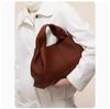 Lychee Pattern Soft Leather Niche Cloud Oblique Span Bag Fashionable Horizontal Long Shoulder Strap Single Shoulder Women'S Bag Bag