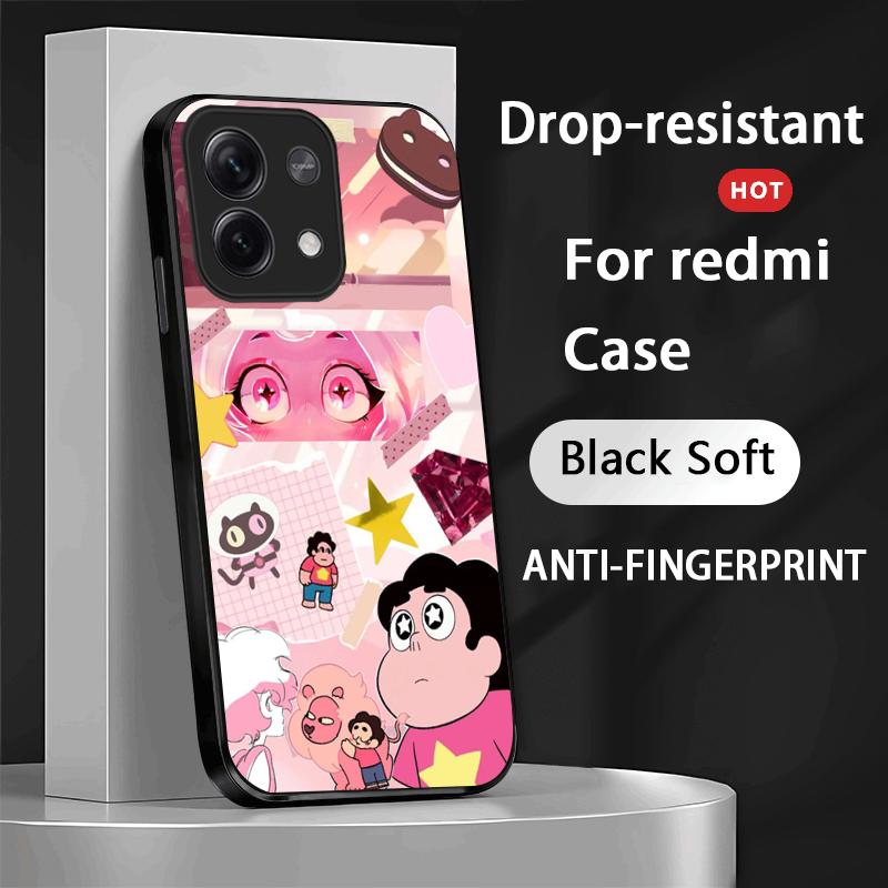 

Steven cute universe design Phone Case For Xiaomi Redmi Note 13,12,11, 10 Pro Plus S, 5G, 12S, Soft Black Phone Cover Redmi Note 13