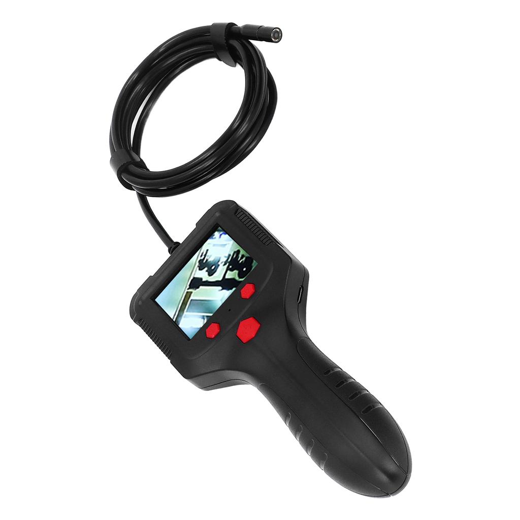 Handheld Endoscope 2.4in HD IPS LCD Screen Waterproof Lens Flexible Cable Portable Pipe Inspection Camera with Light 5V