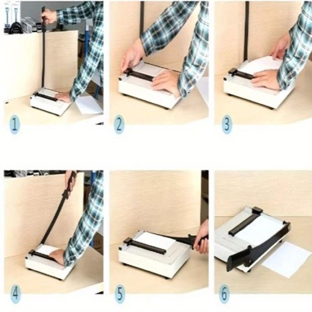 Precise Cuts A5 Paper Guillotine Heavy Duty Photo Cutting Machine Paper Card Trimmer Desktop