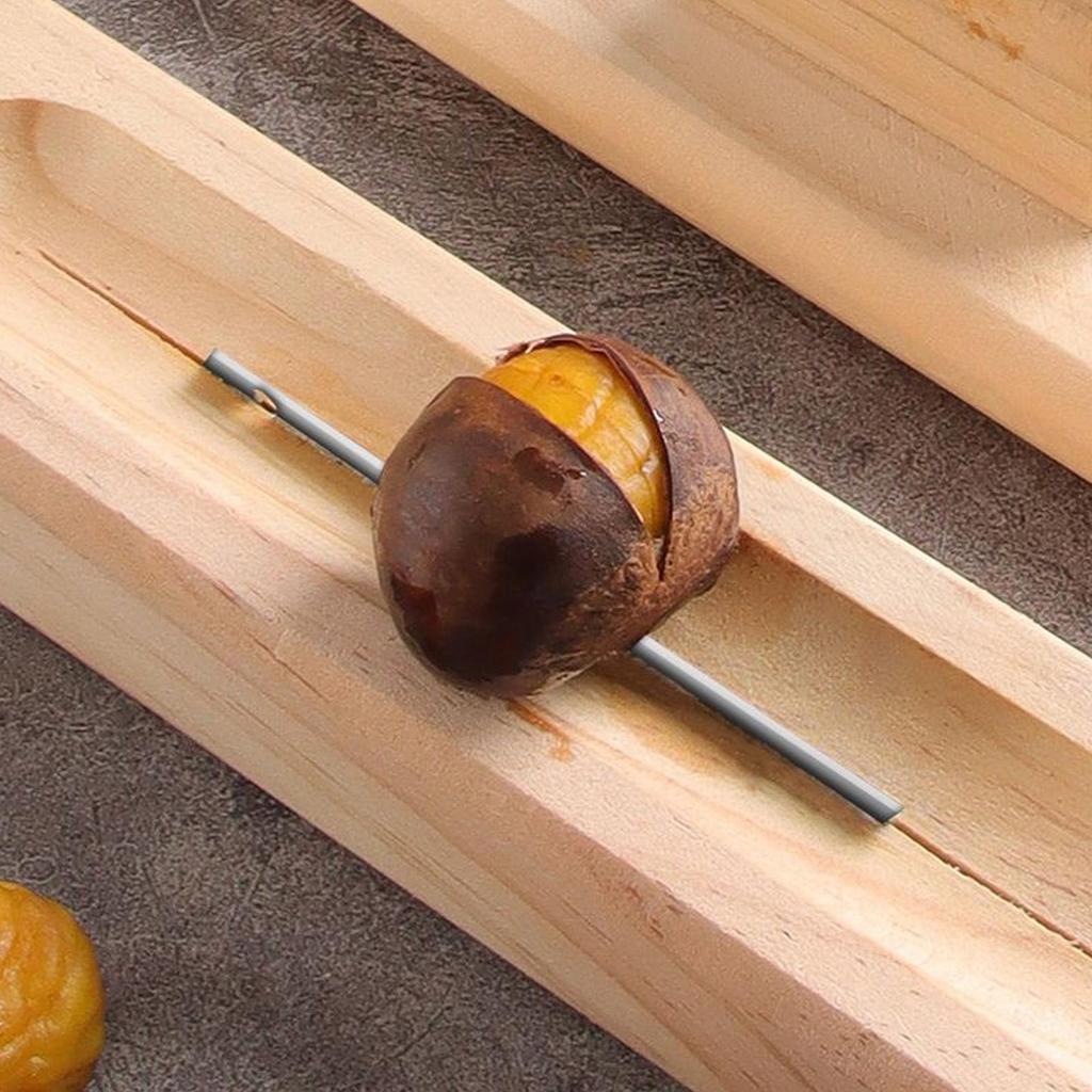 Chestnut Can Opener Wood Peeler Raw Chestnut Lotus Seed Machine Household Cross Shaped Chestnut Opener Tool