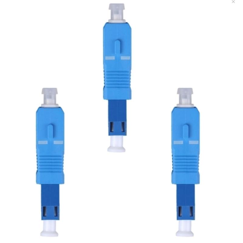 SCMale to LC Female Optical Fiber Adapter HybridOptical Fiber Adapter 9/125um Simplex Fiber Flange Connectors