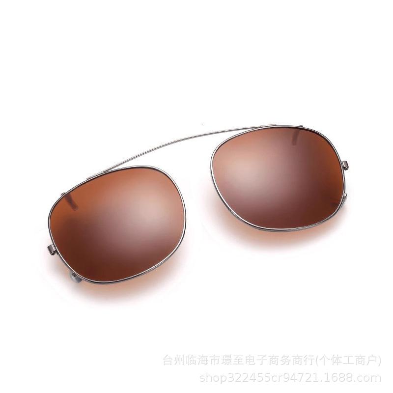 

Поляризованные солнцезащитные очки мужские и женские специальные солнцезащитные очки для близорукости с клипсой для подвешивания оправа для очков коробка для очков extra large lens (59 * 52)