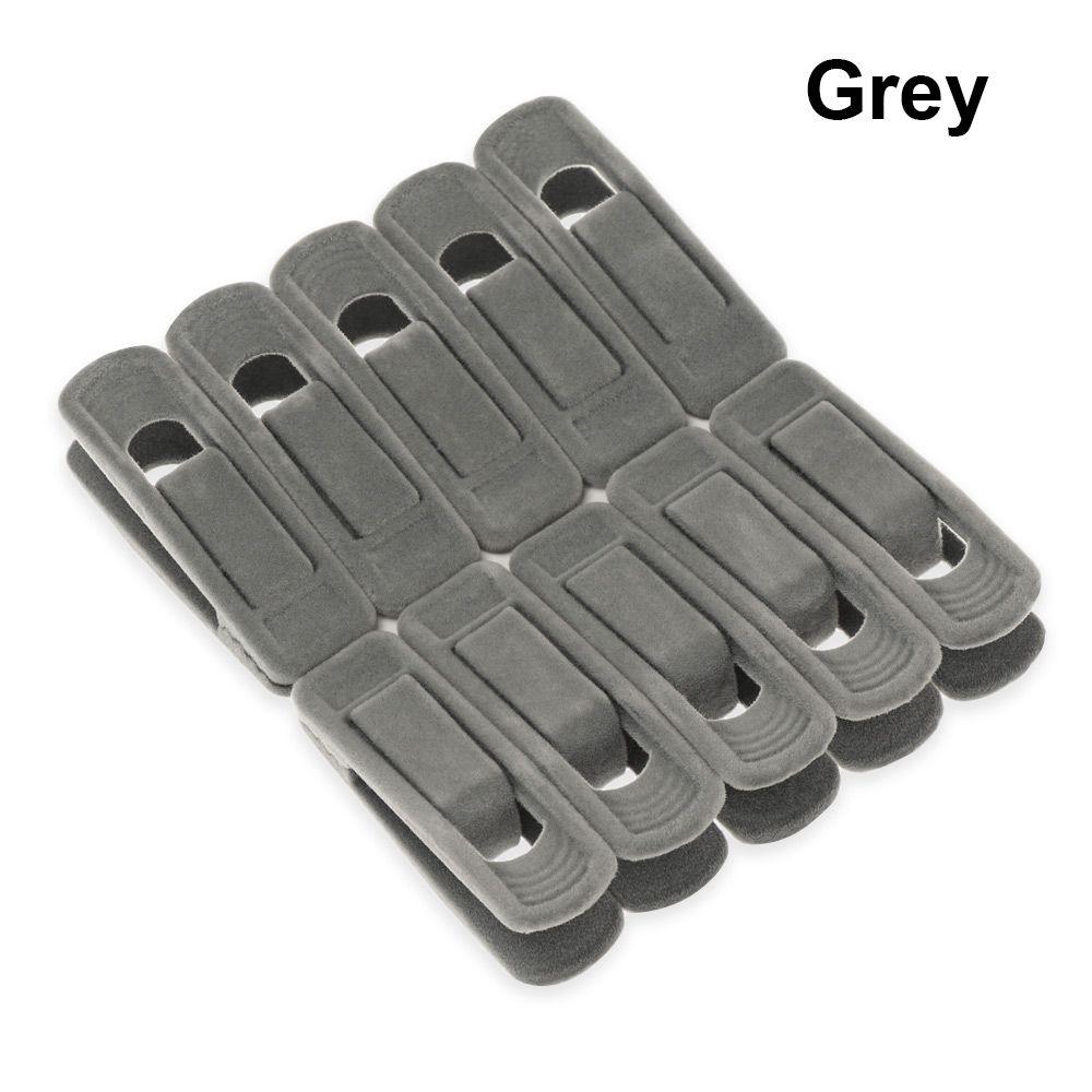 Portable Household Non-slip Hat Closet Coat Holder Hanging Hooks Dress Rack Velvet Hangers Clips