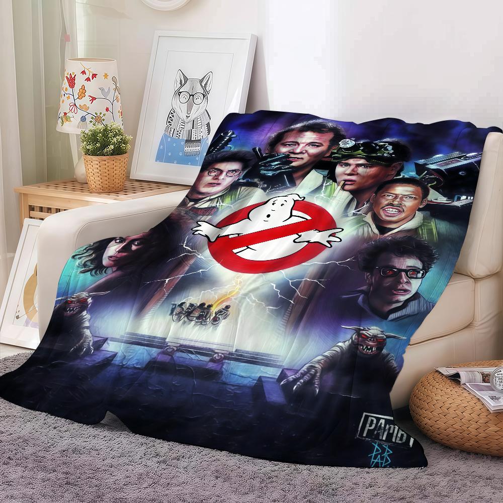 Horror Movie G-ghostBusterS Blanket For Sofa Office Bed Plane Travel Sleep Read Relax Camping Soft And Warm