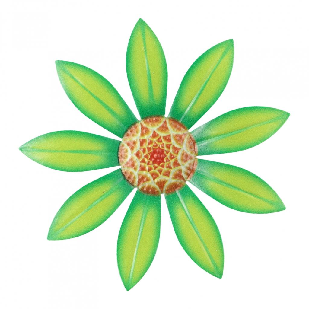 Eye Catching Metal Flower Hanging Ornament for Home and Garden 3D Appearance