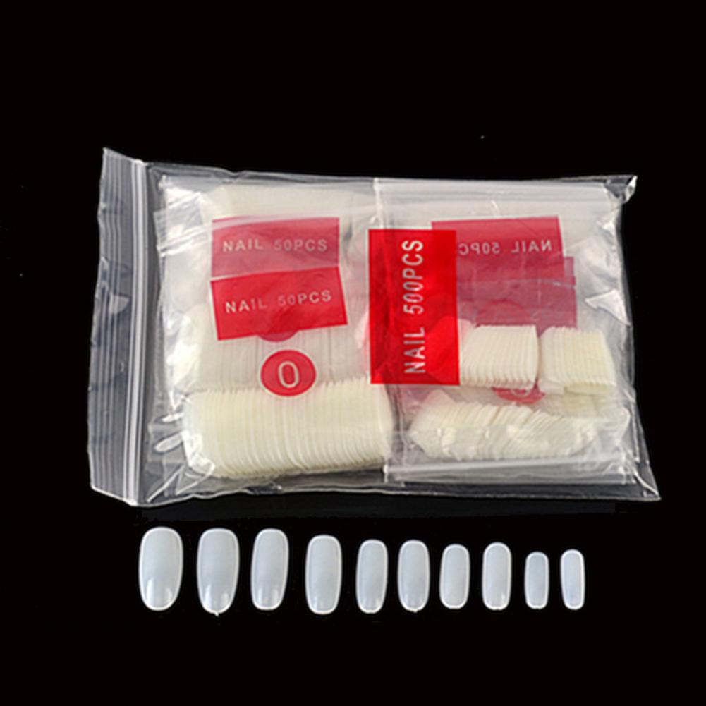 

Beauty Life Советы овальной формы покрывают накладные ногти для полного маникюра