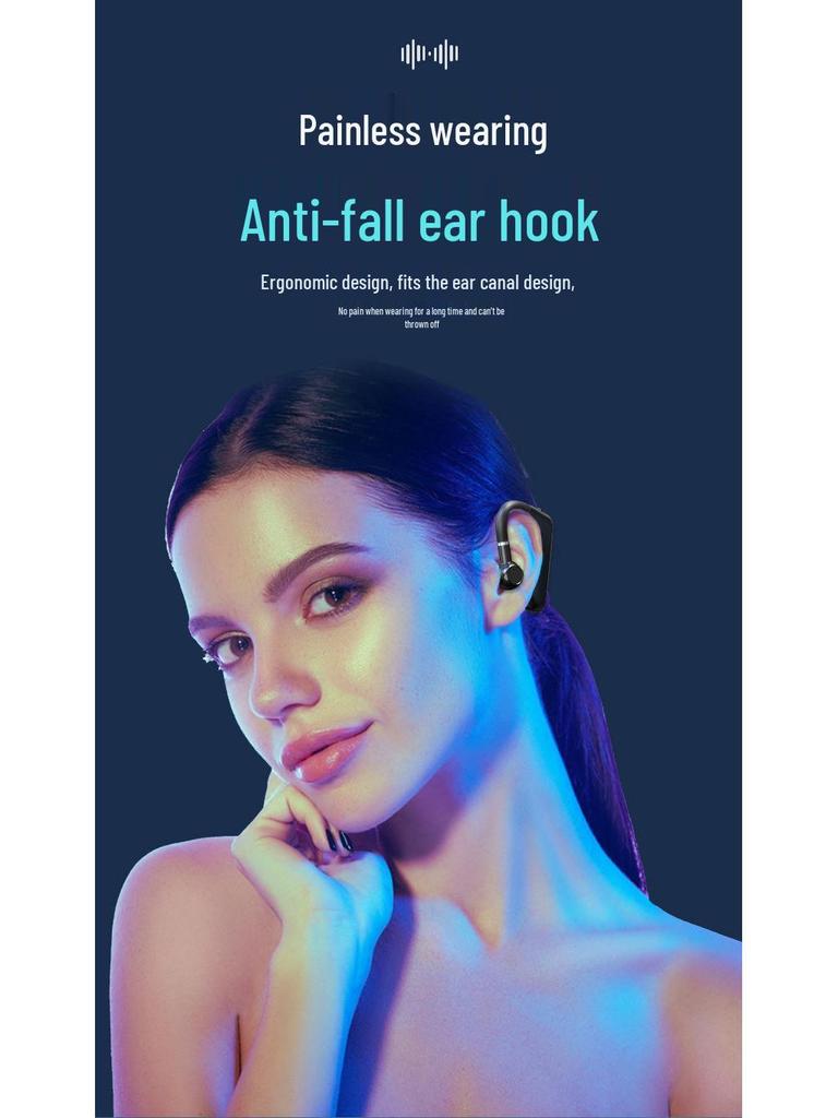 MD628 Ear-Hanging Sports Bluetooth Earphones with Digital Display