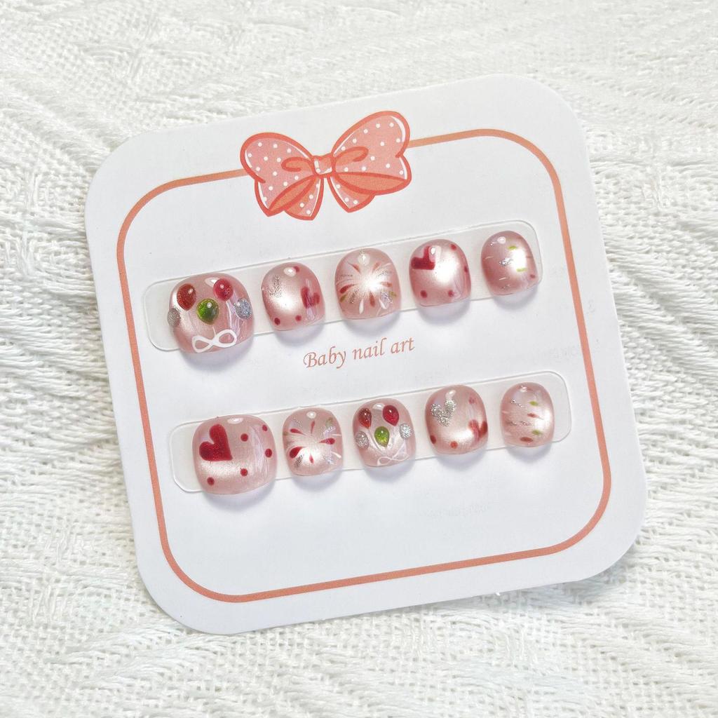 3D Confession Balloon Wearable Kids Nail Stickers - Purely Handmade
