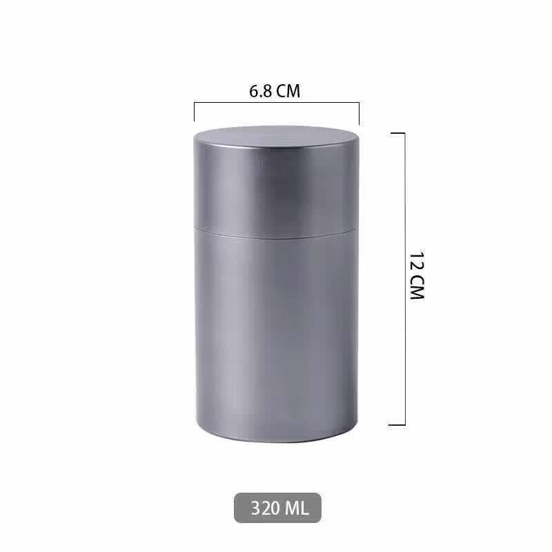 Qiwei Mini Portable Aluminum Tea Caddy