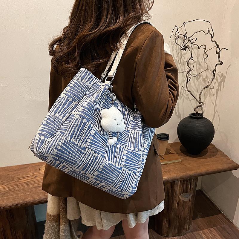 

Холщовая сумка Class Commuter, женская, большой вместимости, осень и зима, новая, повседневная, универсальная, сумка через плечо, сумка-тоут премиум-класса