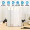 2Pcs Dragon Bookend Stable Dragon Metal Bookend with Rust Proof Spray Paint for Shelves for Securing File and Magazine Home