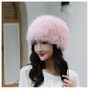 Autumn and Winter New Imitation Mink Hat Women's Mongolian Hat Thickened Warm Hat Women's Imitation Fur Fashion Simple Bucket Hat