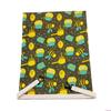 Organic Cotton Bees Wax Food Storage Bag with Elastic Bands and Carabiner Sustainable Kitchen Essential For Bread Cheese