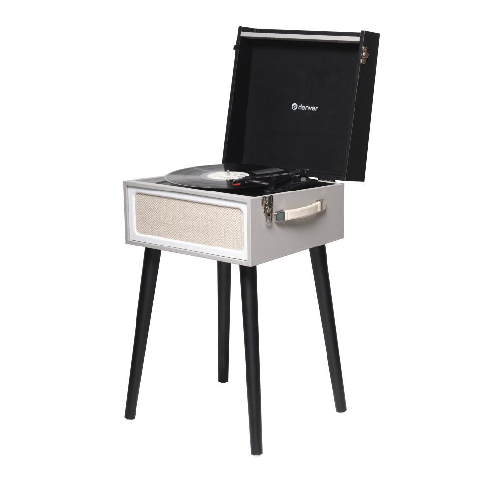 

Denver VPR-250 - turntable with speakers, FM radio, Bluetooth and USB, Denver срібний