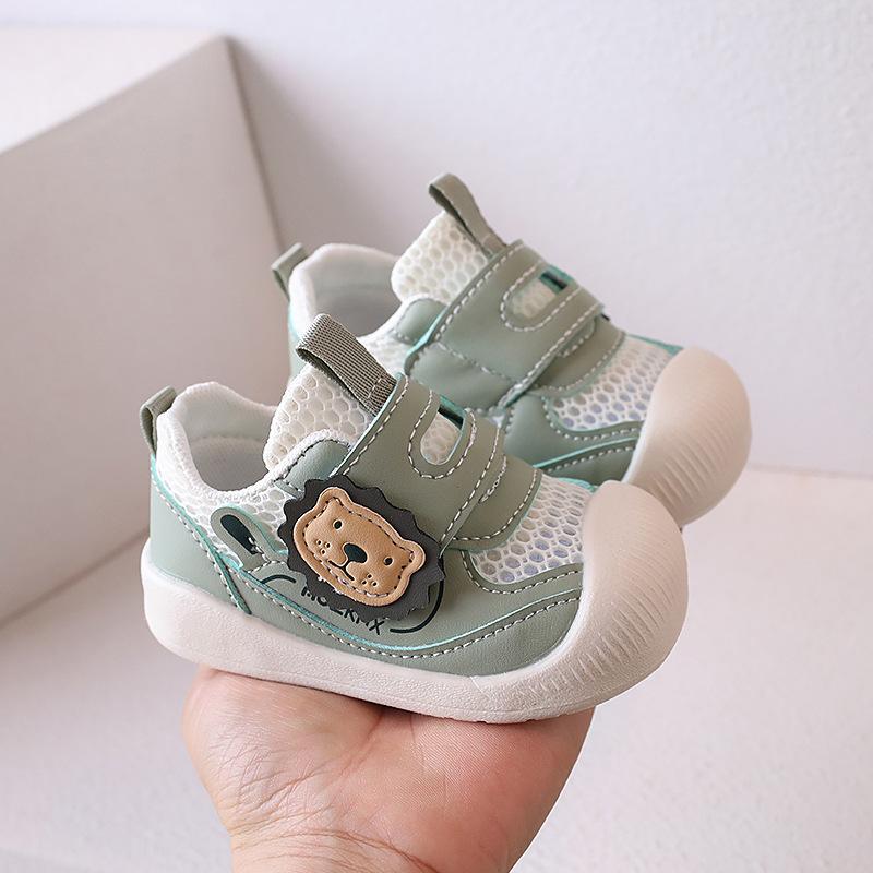0-2 Years Old Children Boys and Girls Casual Shoes Fashion Design Mesh Breathable Non-slip Unisex Prewalker Shoes First Walkers