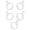 5Pcs Cross-Stitch Roll Clip Embroidery Supply Fabric Roll Clamp Needlework Fabric Clamp Cross-Stitch Accessories Craft Tool