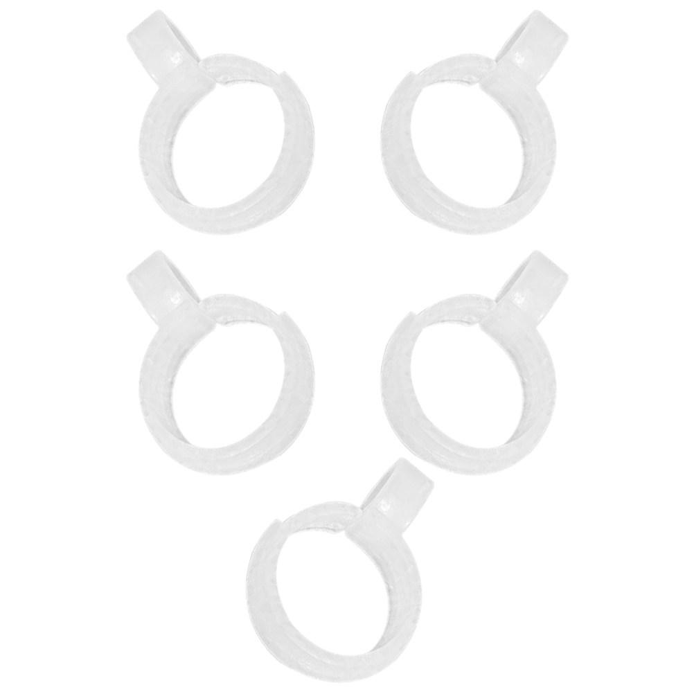5Pcs Cross-Stitch Roll Clip Embroidery Supply Fabric Roll Clamp Needlework Fabric Clamp Cross-Stitch Accessories Craft Tool