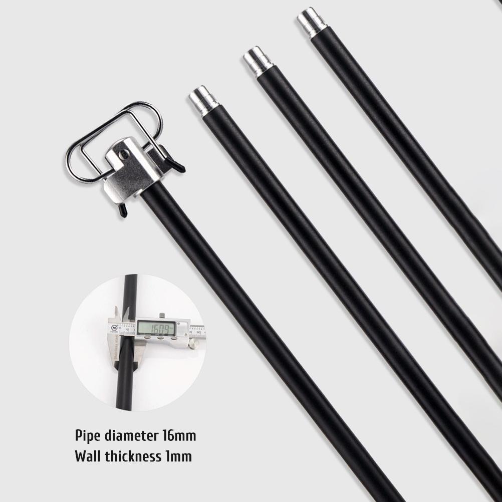 Campinglaternenständer Zusammenklappbare Lampenstange Campinglicht Hängestangen Aluminiumlegierung Outdoor-Laternenstange für Picknick