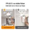 Integrated LED Ceiling Fan Light with E27 Screw for Restaurants and Homes