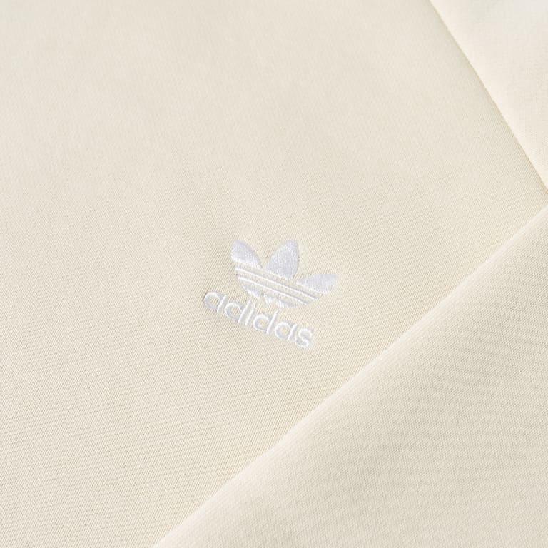 adidas Originals Sweatshirts Men's Ecru Crew Neck Moderate Regular HE9428