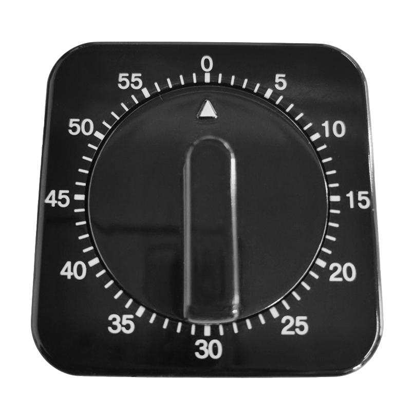 Portable Timers 60 Minutes Mechanical Timers Kitchen Chef Timer Clock Loud Alarm Counters Manual Timer 2.4x2.4 inhces