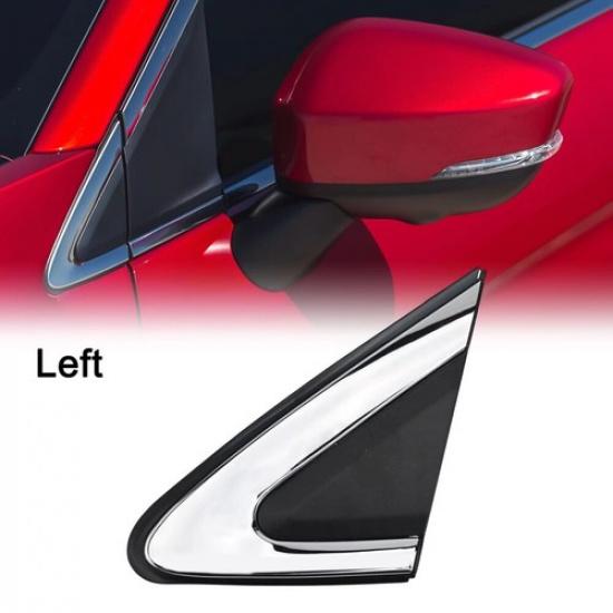 Left Side Mirror Corner Triangle Cover Trim For Mitsubishi Eclipse Cross 2018-21