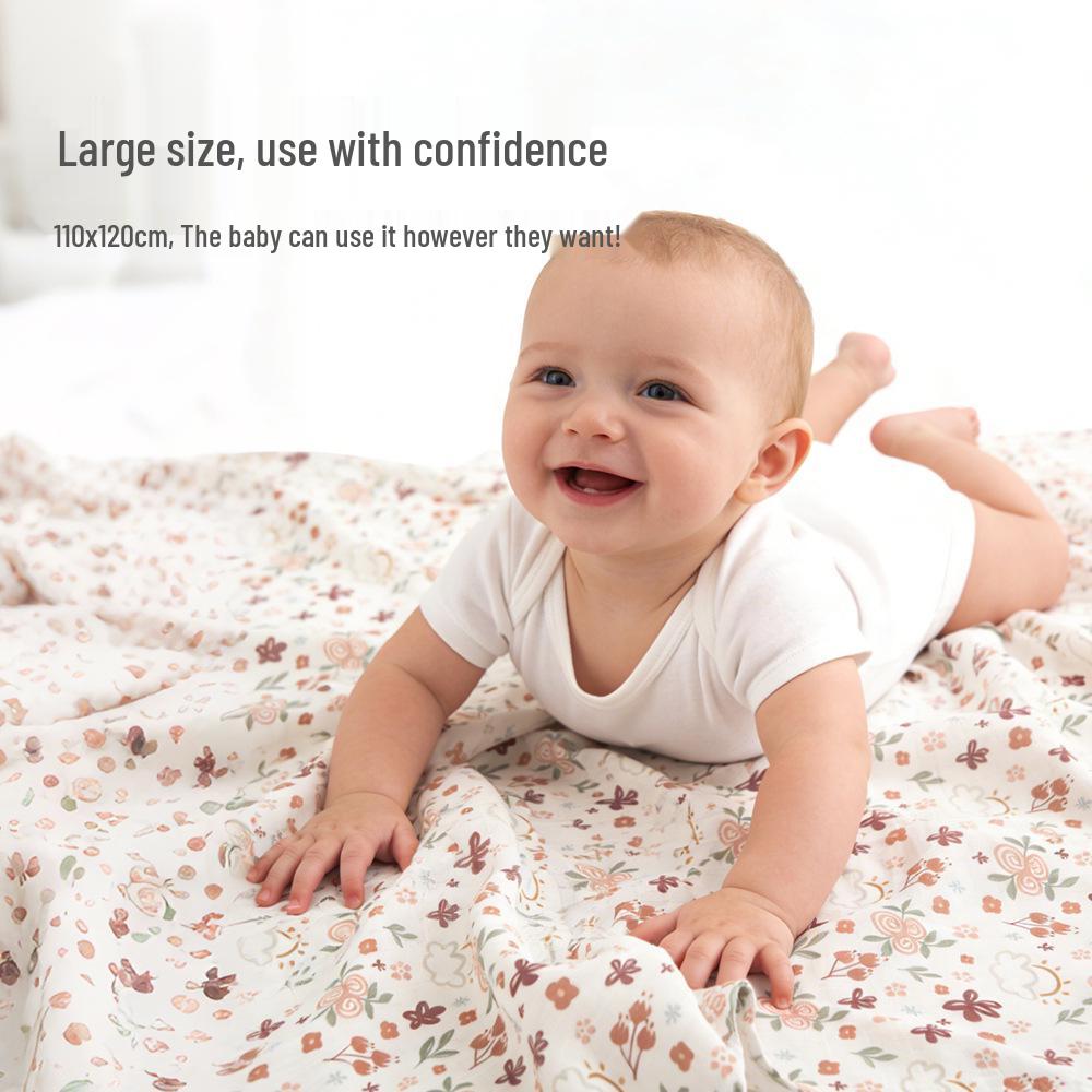Kangobaby Pure Cotton Double Layer Baby Blanket & Swaddle
