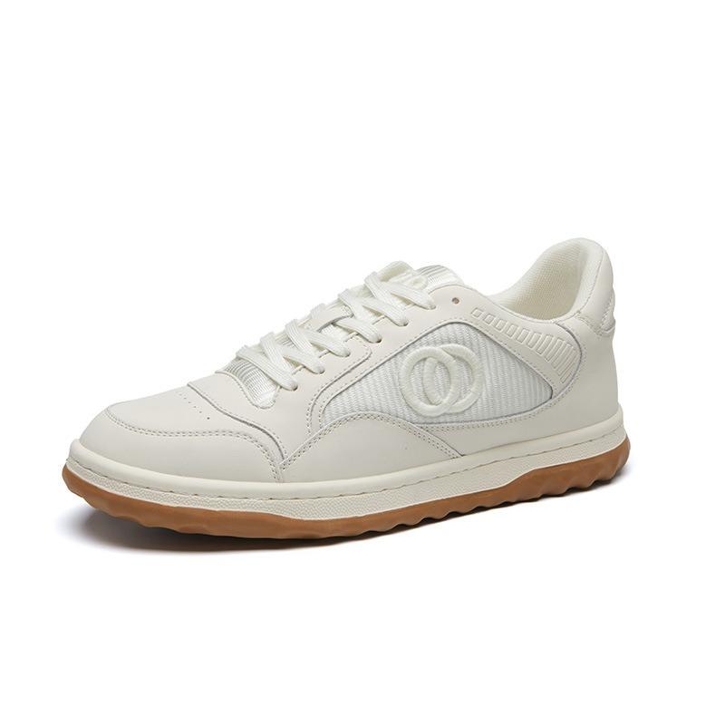 Little white shoes women's new leather breathable versatile board shoes color matching running casual sports shoes tide