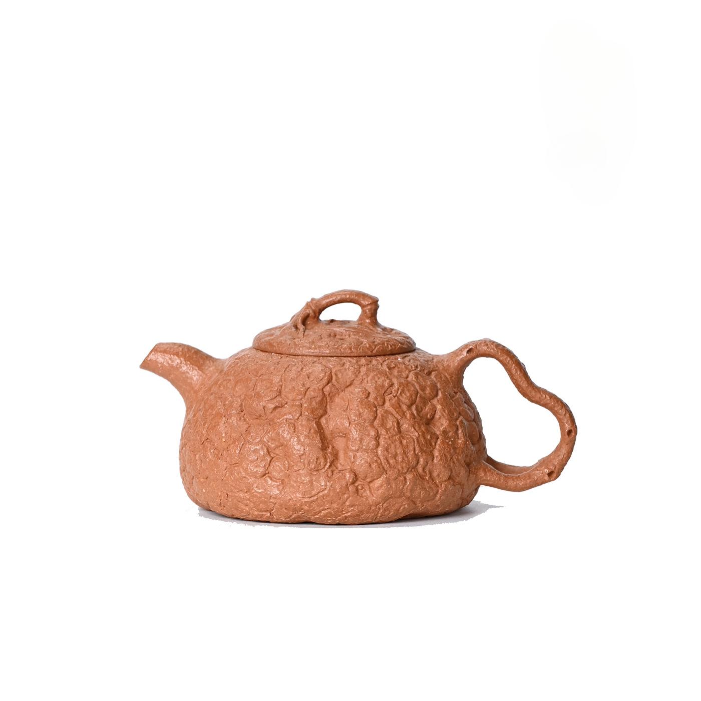 

150ml Retro Yixing Purple Clay Teapots Handmade Bamboo Pot Raw Ore Downhill Mud Tea Brewing Kettle Chinese Zisha Tea Set Gifts