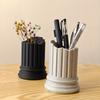 Ancient Greek Style Roman Pillar Pen Holder Roman Column Stone Pillar Pencil Holder Irregular Storage Box Makeup Brush Container