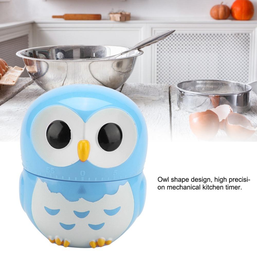 Blue Pink Mechanical Timer ABS Cooking Timer Durable Kitchen Timer Baking Boiling Eggs