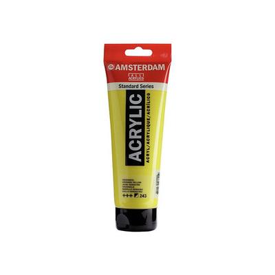 Acrylic Paint In Tube - Greenish Yellow - 243 - Amsterdam - 250ml