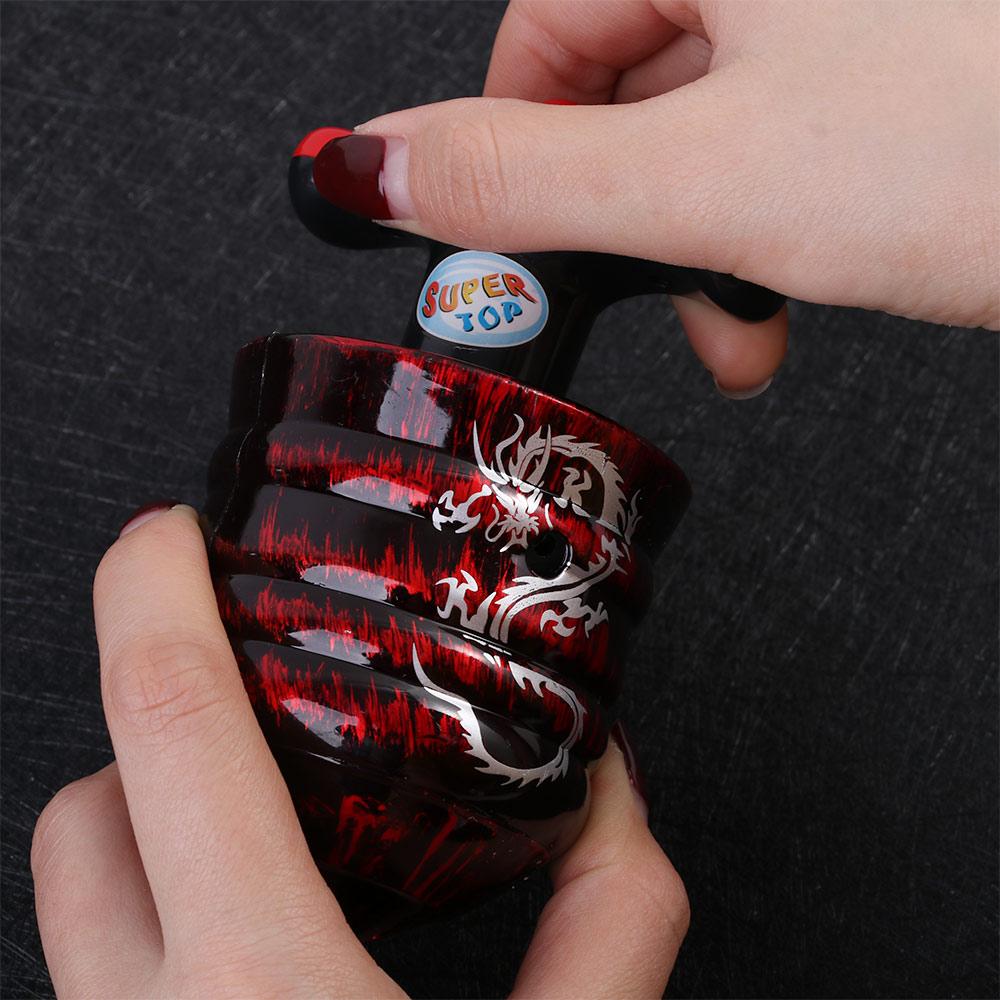 Toy Light-emitting Toy Laser Line Gyro Imitation Wood Gyro Music Gyroscope Spinning Gyro Music Gyro