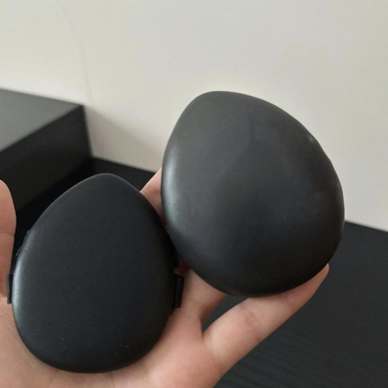 10PCS Black Leather Makeup Blending Puff Foundation Powder Cosmetic Sponge Applicator Beauty Egg Dry Wet Dual Use Make Up Kits