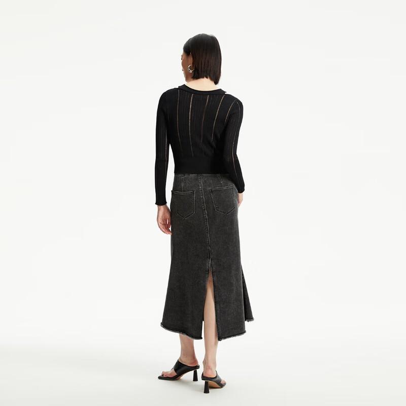 VEROMODA CoutureMade Women's Faux Two-Piece Cutout Knit Top