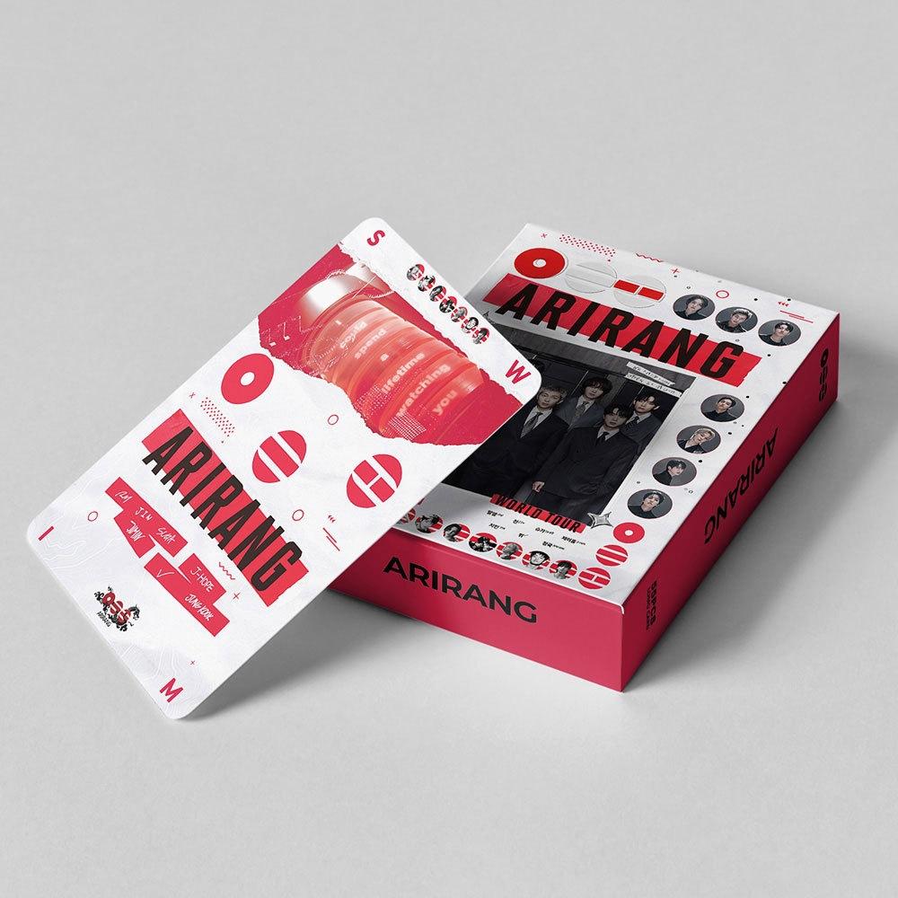 55pcs BTS Photocards Set Arirang World Tour Edition, Kpop Lomo Cards Album Photo Postcards Merchandise, Collectible Fan Gift for ARMY