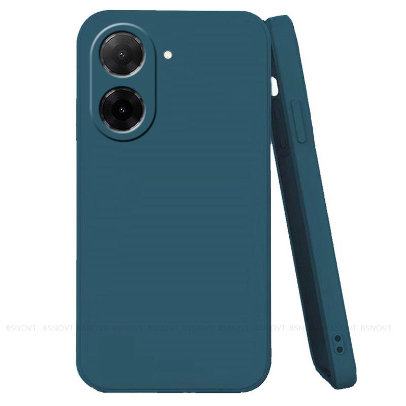 

For Redmi A5 Case Cover Xiaomi Redmi A5 Capas Shockproof Phone Bumper Back Original Liquid Silicone Square Fundas Redmi A5 A 5 Redmi A5(171.7mm) синий