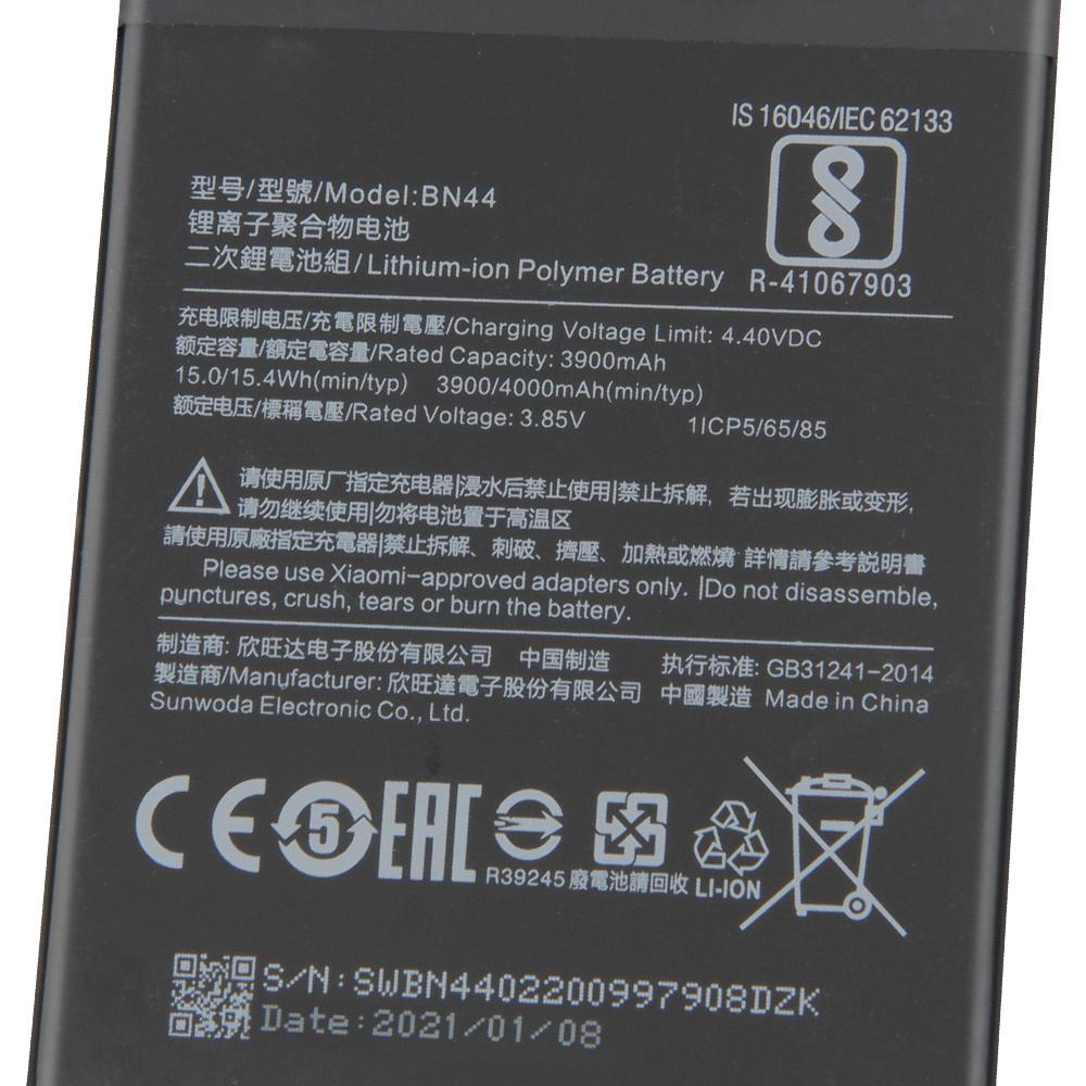Replacement Battery For Xiaomi Mi Redmi 5 Plus BN44 Rechargeable Phone Battery 4000mAh