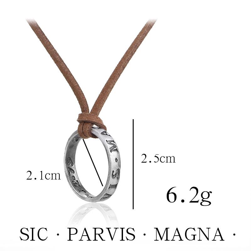 Δερμάτινο κολιέ 60 εκ. Ps4 Παιχνίδι Uncharted 4 A Thief'S End Nathan Drake Κολιέ Μακρύ κολιέ Κορδόνι Μακρύ κολιέ Κοσμήματα Ανδρικά Αξεσουάρ