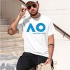 Australian Open Ao Tennis Meisterschaft T-Shirt Für Unisex Und Unisex Sommerkleidung Lässiges Kurzarm-T-Shirt Streetwear 2026 Ne