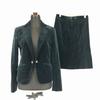 KUMIKYOKU/Fall/Winter Blazer Suit with Knee-Length Skirt/Women’s S/1/Dark Olive/(USED)