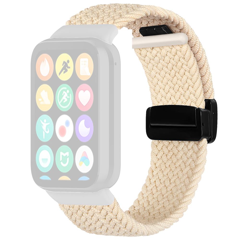 For Xiaomi Smart Band 9 Pro/Band 8 Pro/Redmi Watch 4 Nylon Braided Band Magnetic Buckle Watch Strap