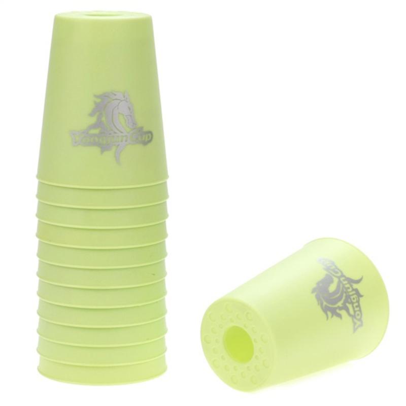 12 Teile/satz Sport Stapeln Tassen Yj Sport Fliegen Racing Cup Geschwindigkeit Tassen Pädagogisches Spielzeug Für Kinder